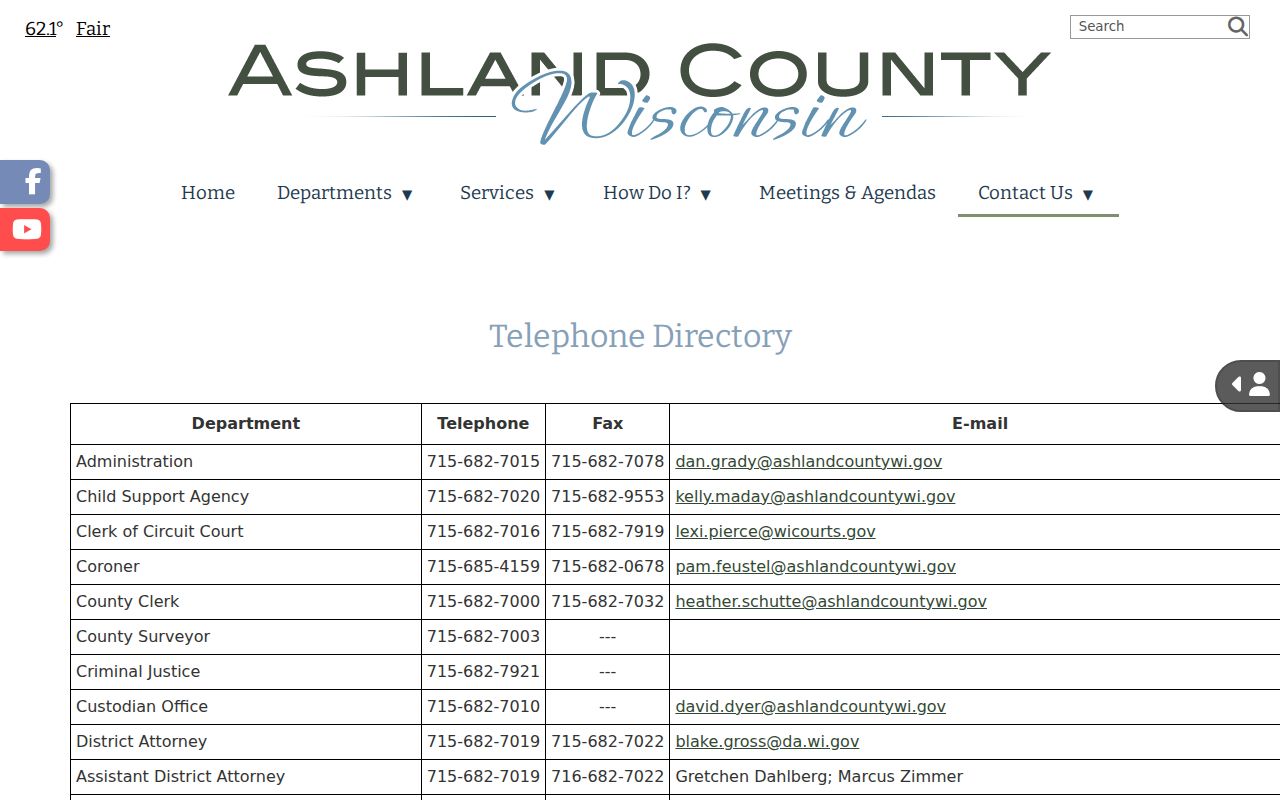Ashland criminal records county telephone directory