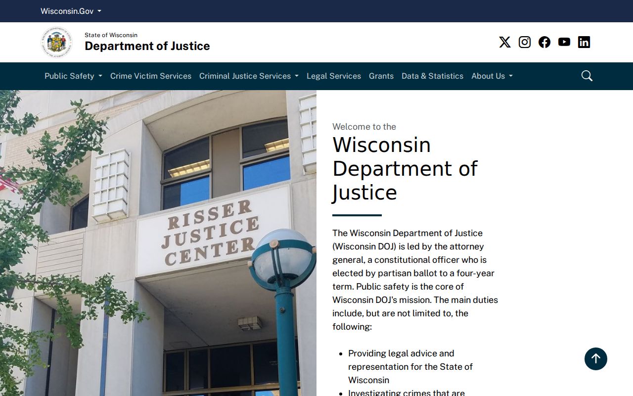 Wisconsin DOJ guidance for Ashland County criminal history records